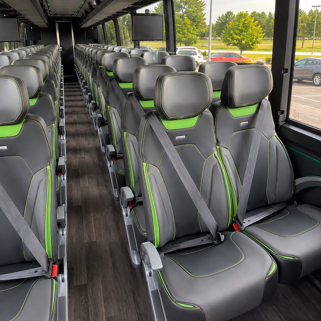 honolulu charter bus interior