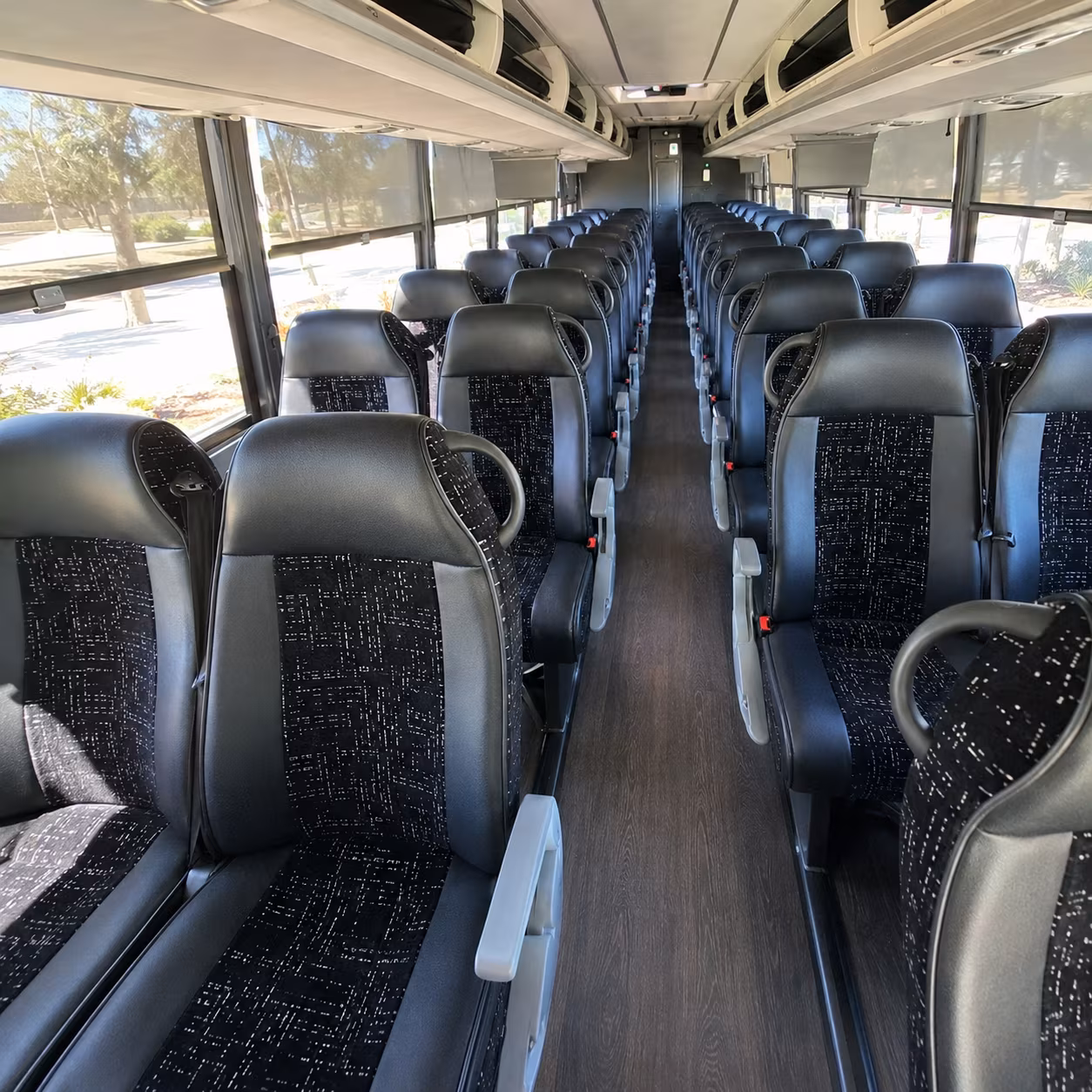 honolulu charter bus rental interior